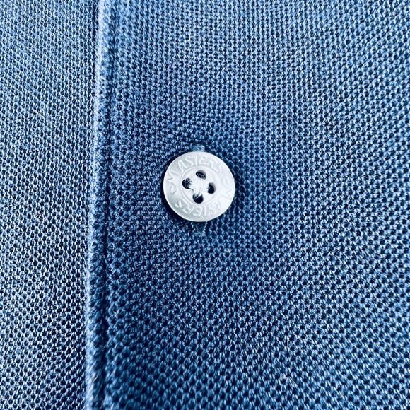 MASTERS COLLECTION PGA AUGUSTA SZ XL PIMA COTTON NAVY POLO GOLF SHIRT - Picture 8 of 11